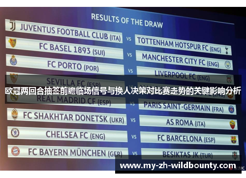 欧冠两回合抽签前瞻临场信号与换人决策对比赛走势的关键影响分析 欧冠两回合抽签前瞻临场信号与换人决策对比赛走势的关键影响分析